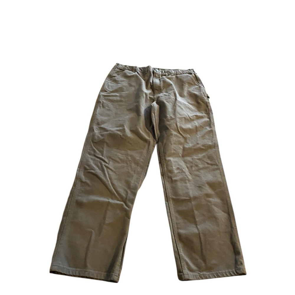 Carhartt Carpenter‎ Work Pants Mens 44x34 Dungaree Fit B11-DES  Desert Color